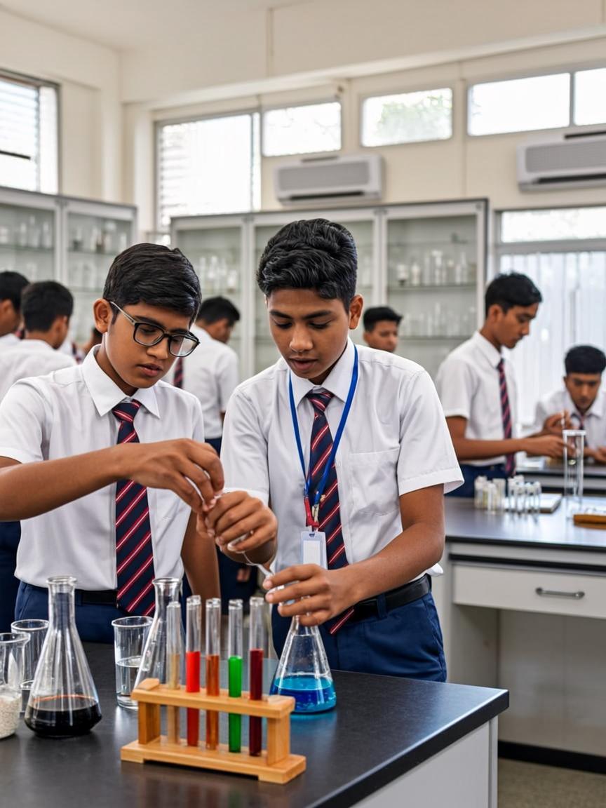 Science Labs at Govt. HSS Excellence, Subhash Nagar
