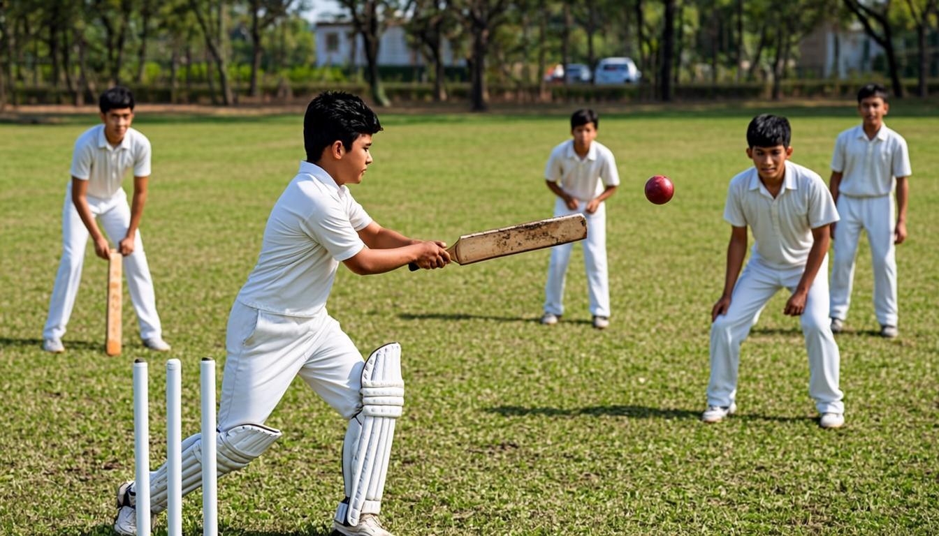 Cricket at Govt. HSS Excellence, Subhash Nagar