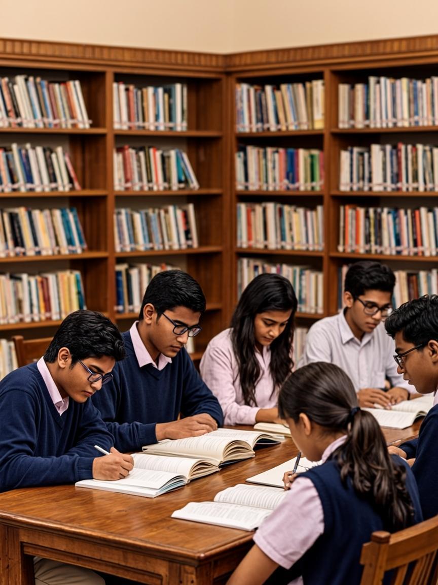 Library at Govt. HSS Excellence, Subhash Nagar